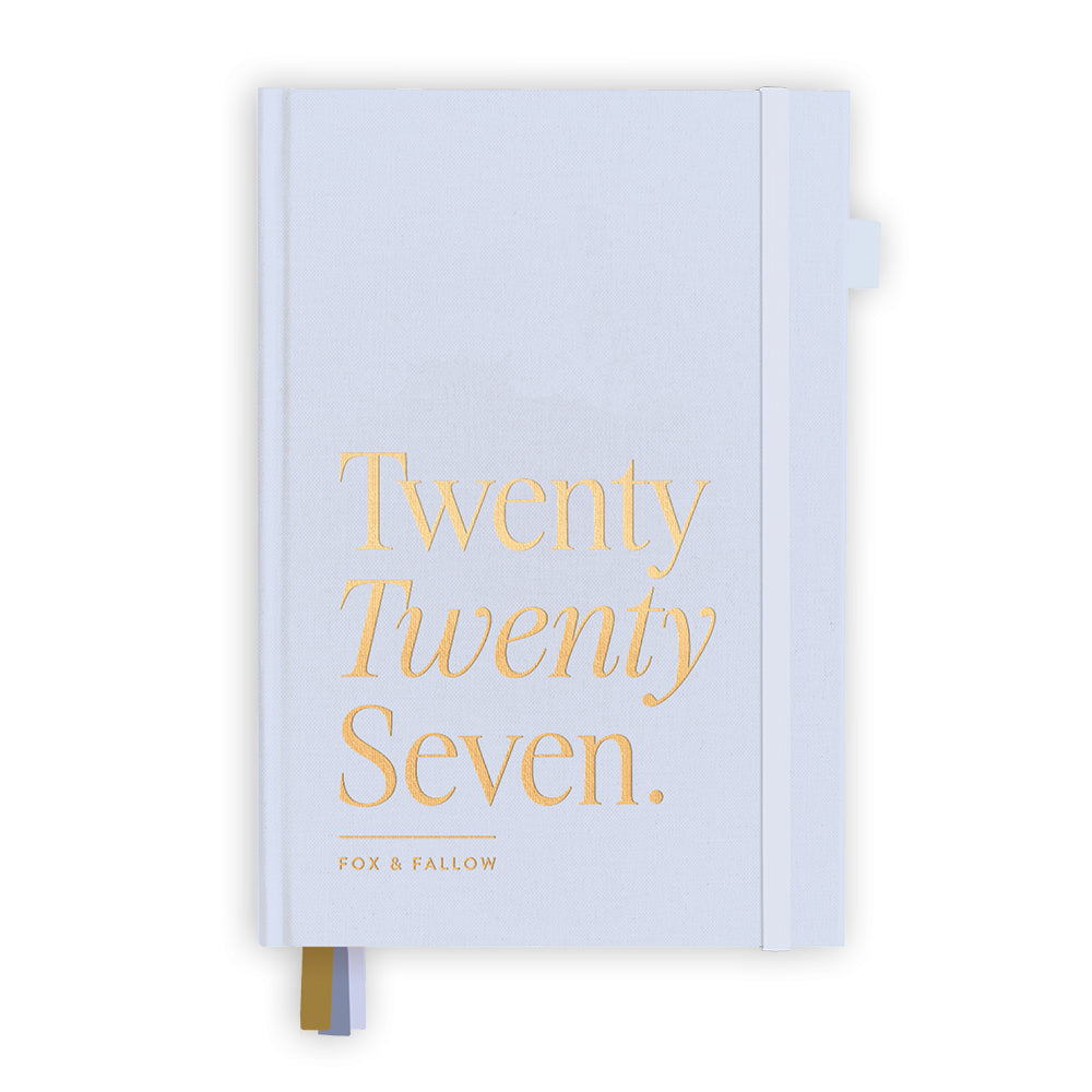 2027 A5 Vertical Planner - Powder - PRE-ORDER (SEPTEMBER)