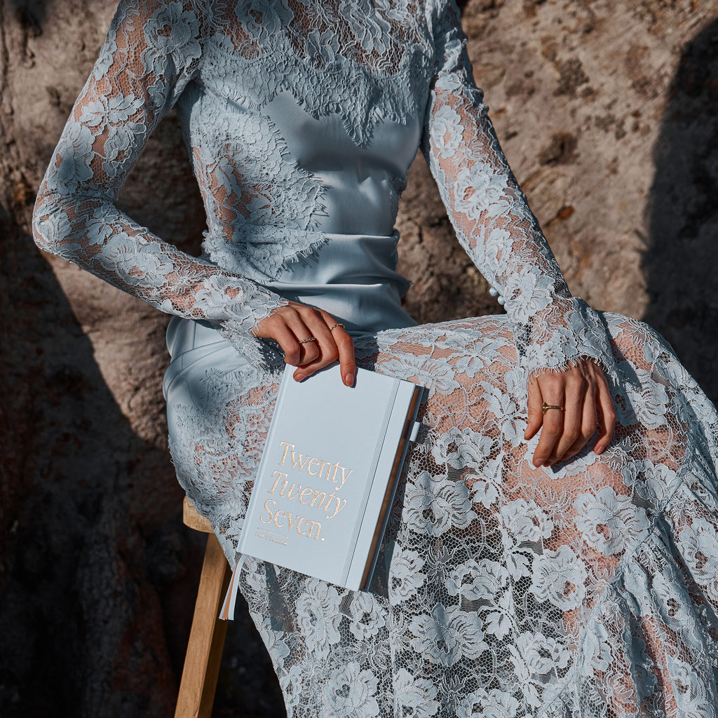 2027 A5 Vertical Planner - Powder - PRE-ORDER (25 SEPTEMBER)