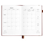 2027 A5 Horizontal Planner - Cherry - PRE-ORDER (25 SEPTEMBER)