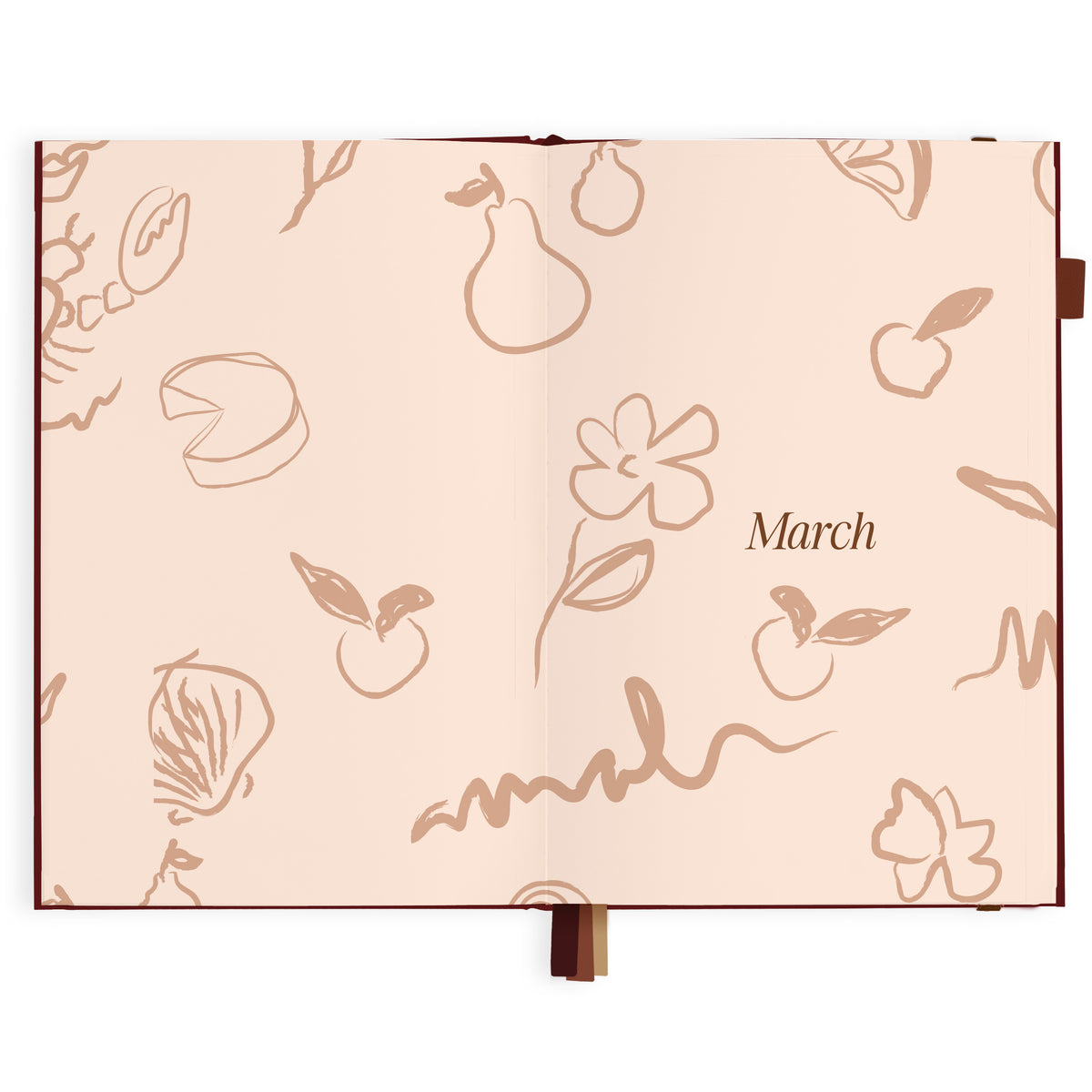 2027 A5 Horizontal Planner - Cherry - PRE-ORDER (25 SEPTEMBER)