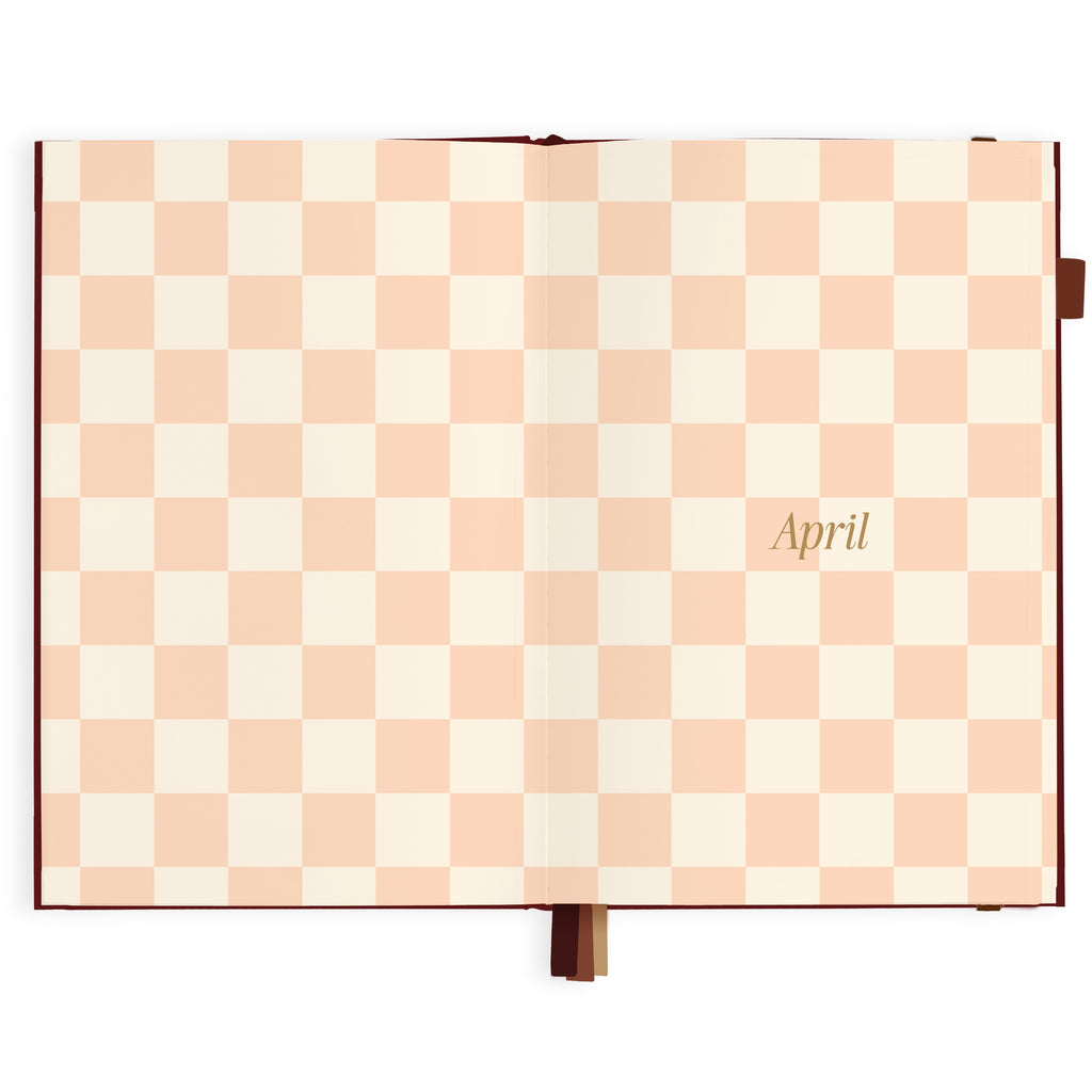 2027 A5 Horizontal Planner - Cherry - PRE-ORDER (25 SEPTEMBER)