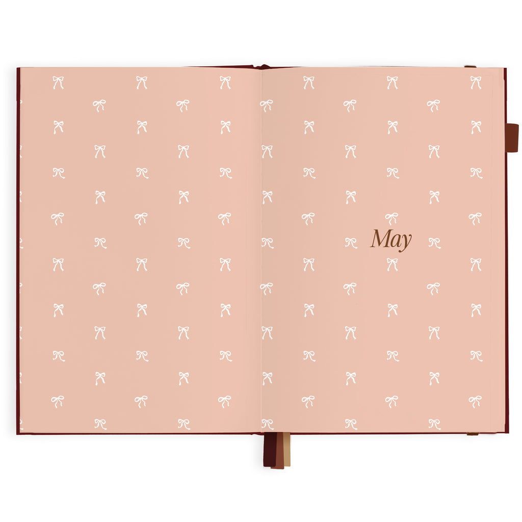 2027 A5 Horizontal Planner - Cherry - PRE-ORDER (25 SEPTEMBER)