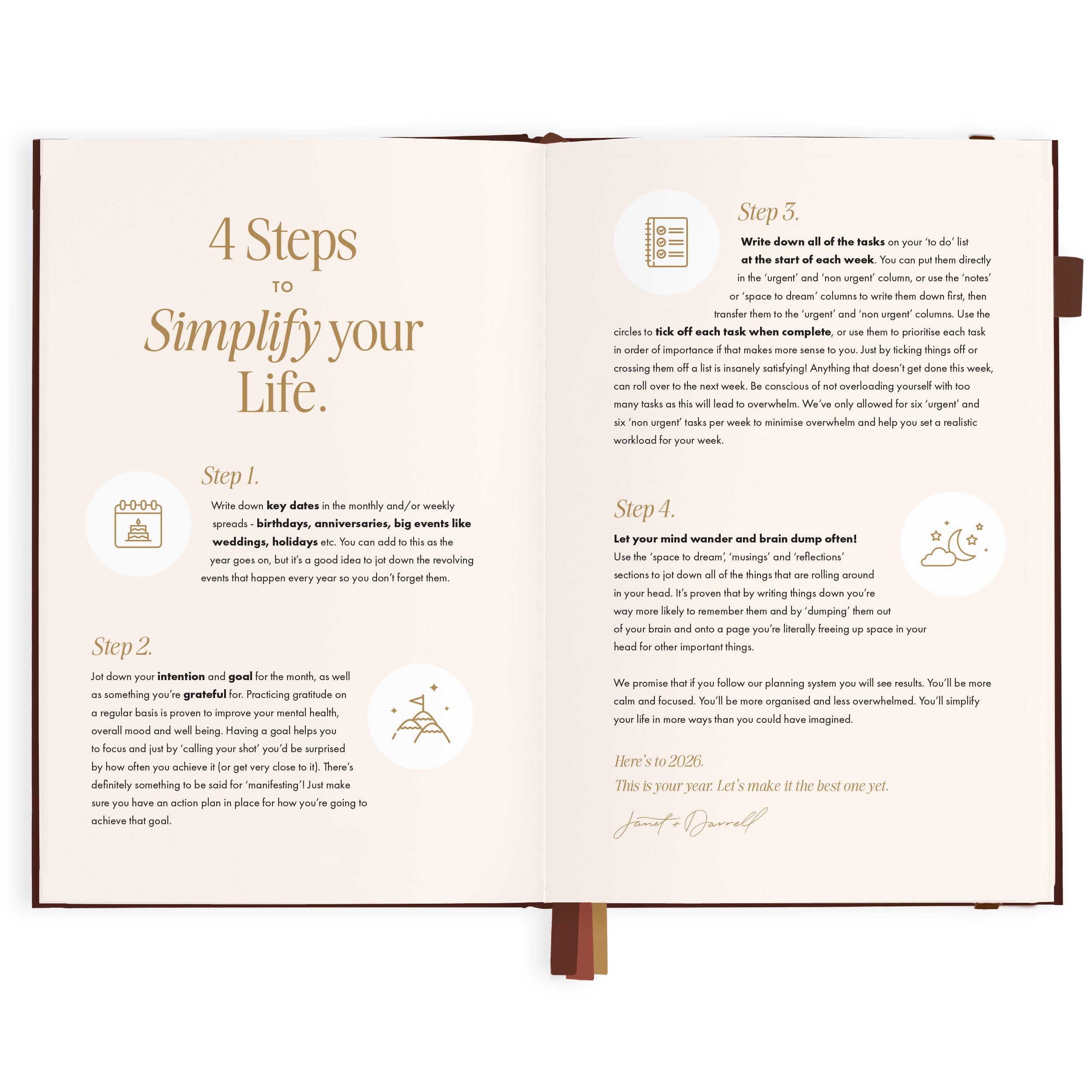 2027 A5 Vertical Planner - Chocolate - PRE-ORDER (SEPTEMBER)