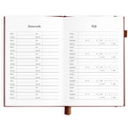 2027 A5 Horizontal Planner - Cherry - PRE-ORDER (25 SEPTEMBER)