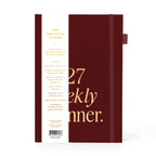 2027 A5 Horizontal Planner - Cherry - PRE-ORDER (25 SEPTEMBER)