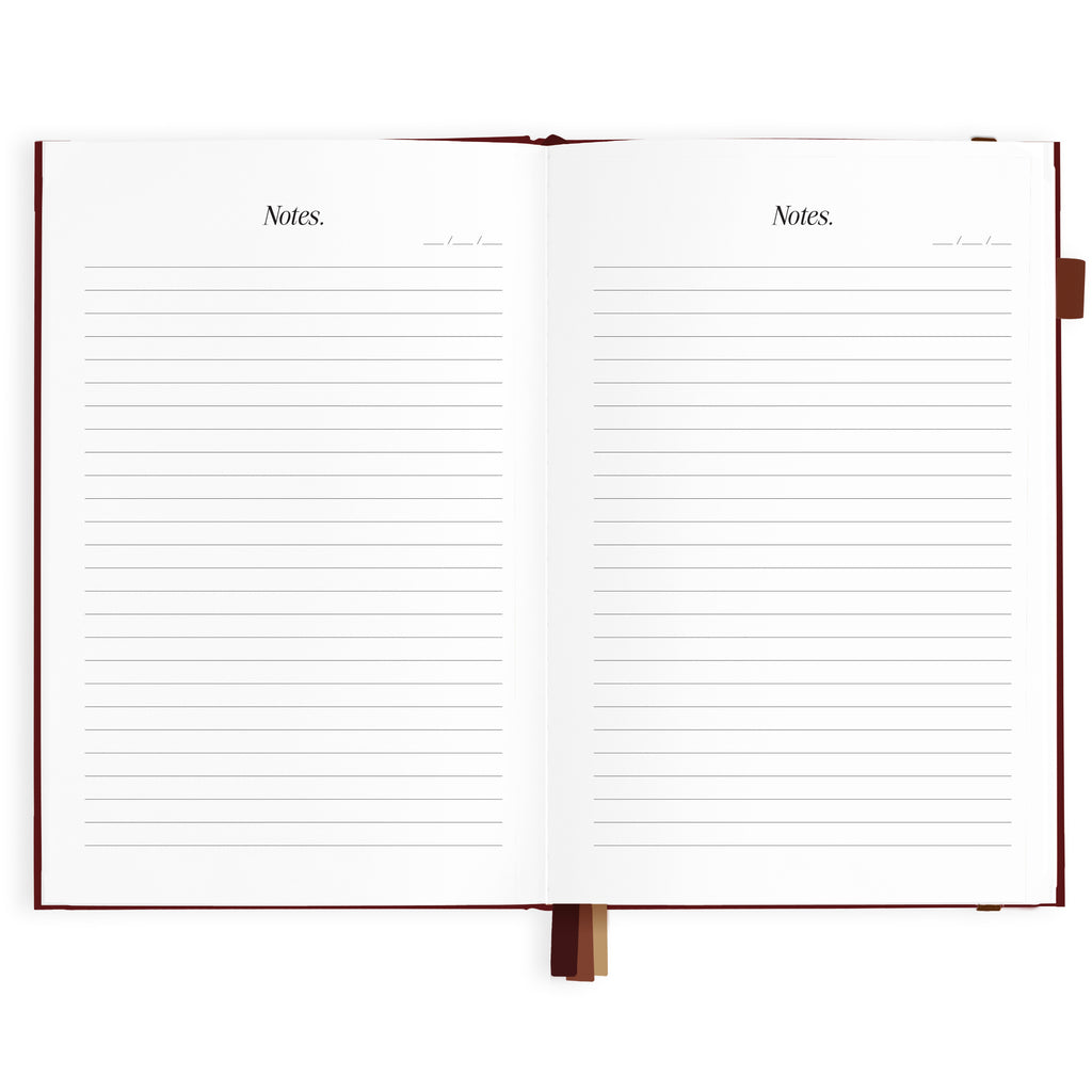 2027 A5 Horizontal Planner - Cherry - PRE-ORDER (25 SEPTEMBER)