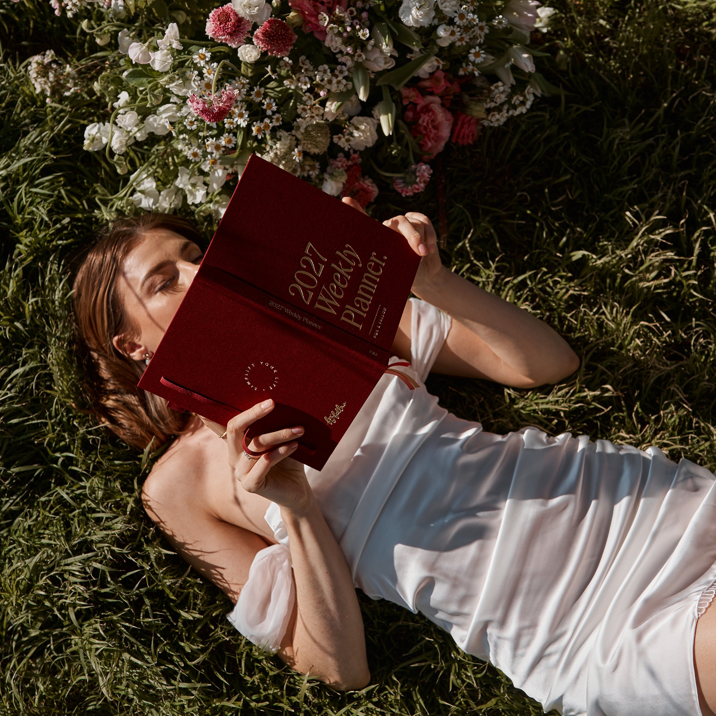 2027 A5 Horizontal Planner - Cherry - PRE-ORDER (25 SEPTEMBER)