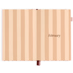 2027 A5 Horizontal Planner - Rosé Pinstripe - PRE-ORDER (25 SEPTEMBER)