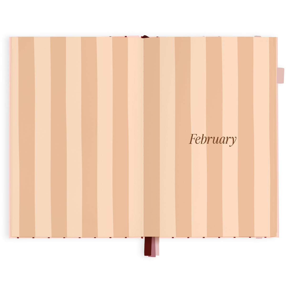 2027 A5 Horizontal Planner - Rosé Pinstripe - PRE-ORDER (25 SEPTEMBER)