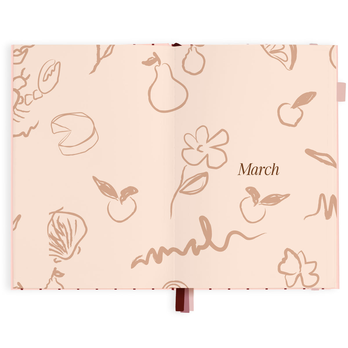 2027 A5 Horizontal Planner - Rosé Pinstripe - PRE-ORDER (25 SEPTEMBER)