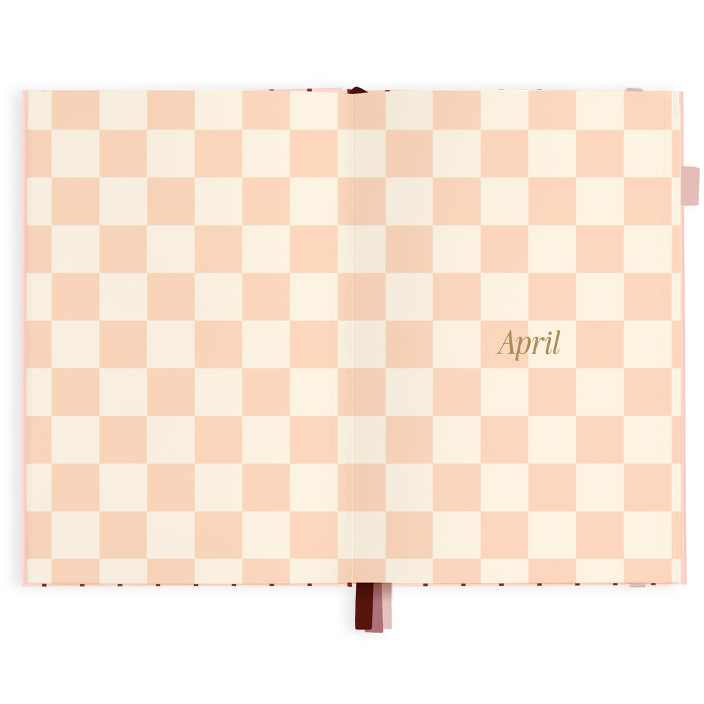 2027 A5 Horizontal Planner - Rosé Pinstripe - PRE-ORDER (25 SEPTEMBER)