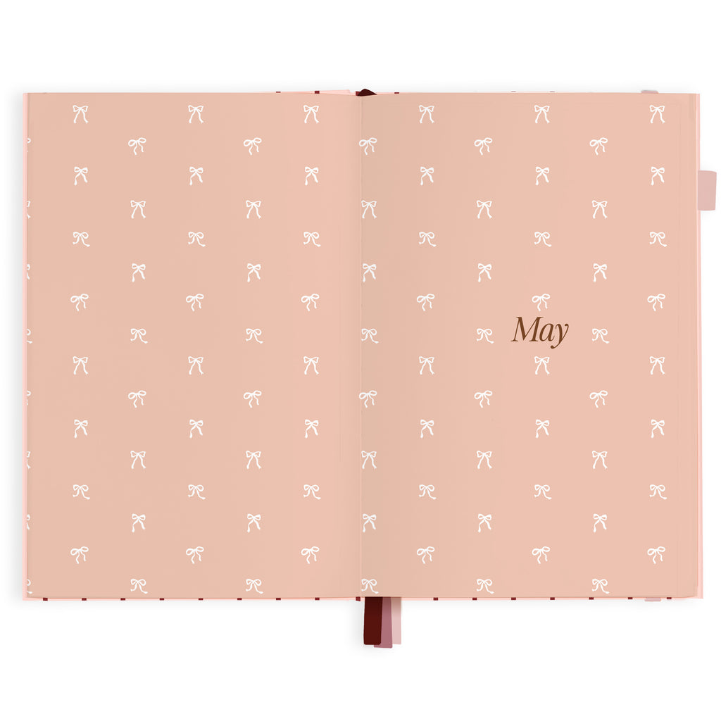 2027 A5 Horizontal Planner - Rosé Pinstripe - PRE-ORDER (25 SEPTEMBER)