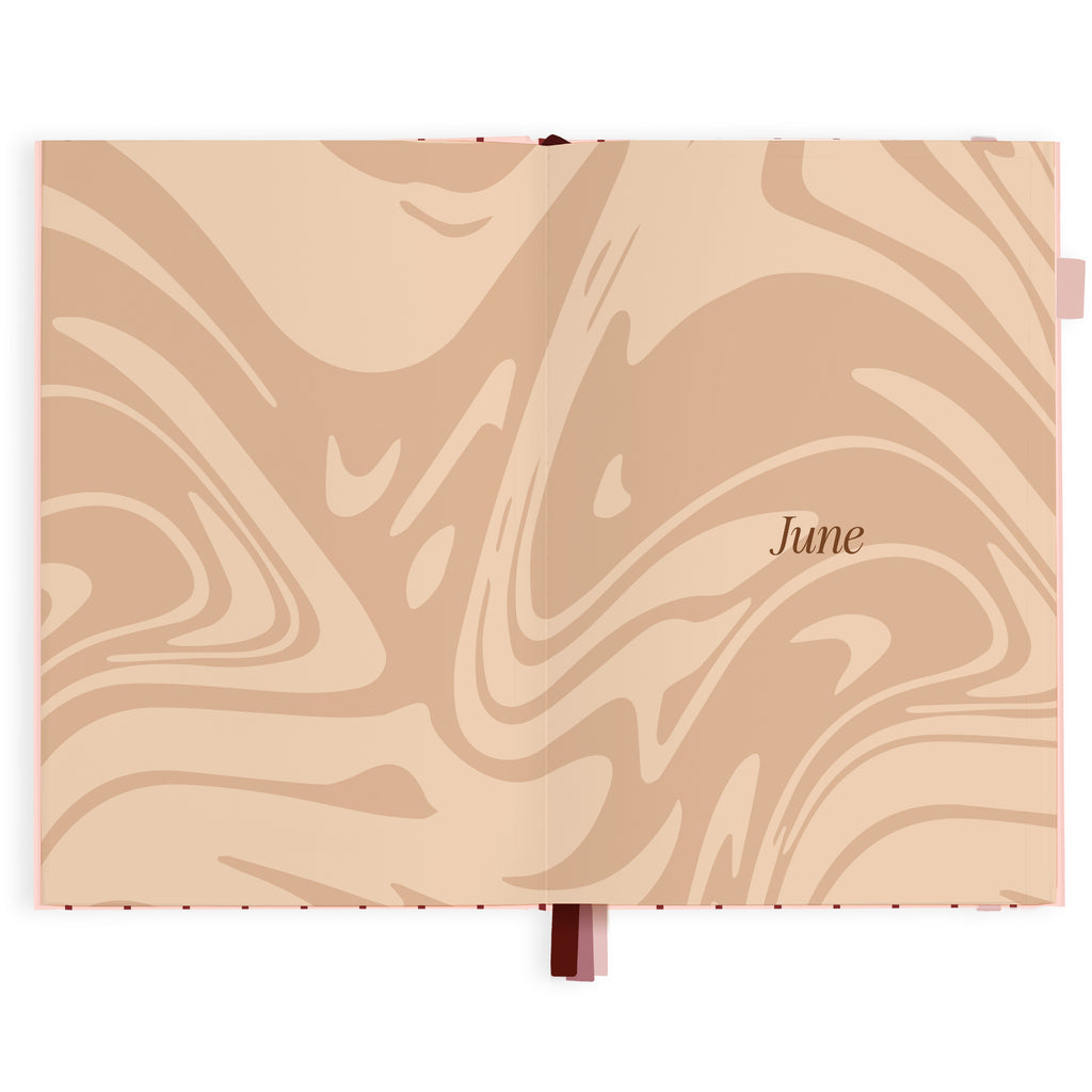 2027 A5 Horizontal Planner - Rosé Pinstripe - PRE-ORDER (25 SEPTEMBER)