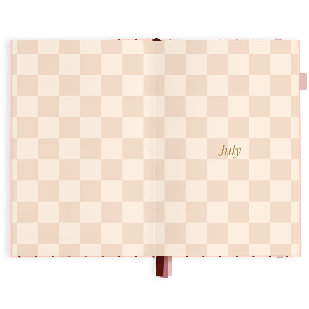 2027 A5 Horizontal Planner - Rosé Pinstripe - PRE-ORDER (25 SEPTEMBER)