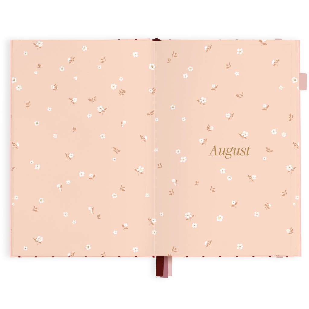 2027 A5 Horizontal Planner - Rosé Pinstripe - PRE-ORDER (25 SEPTEMBER)