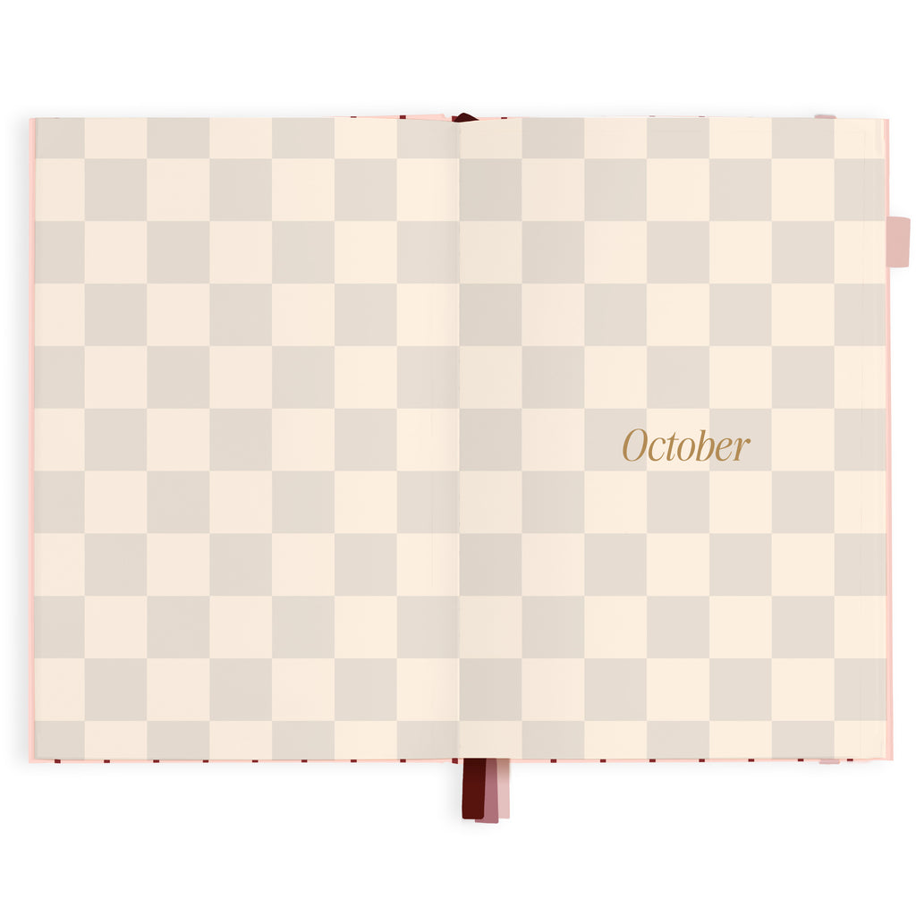 2027 A5 Horizontal Planner - Rosé Pinstripe - PRE-ORDER (25 SEPTEMBER)