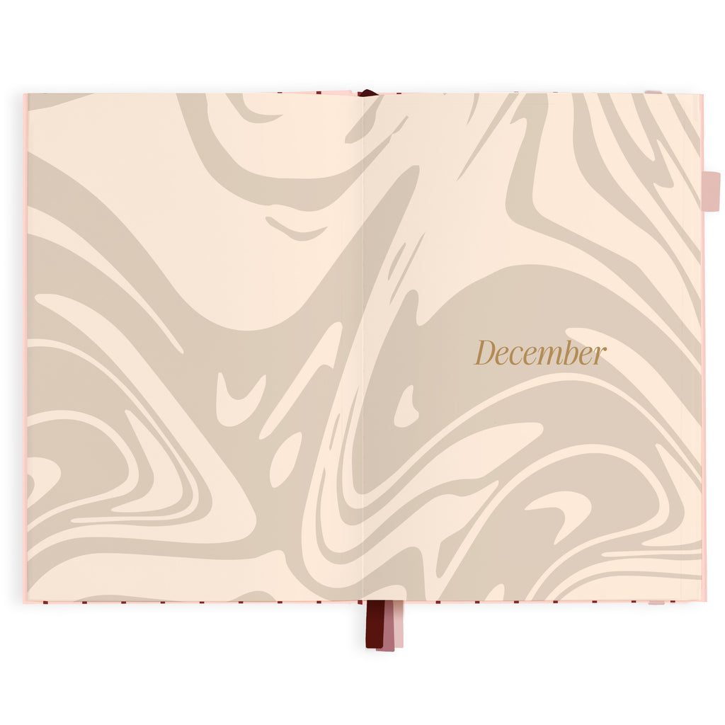 2027 A5 Horizontal Planner - Rosé Pinstripe - PRE-ORDER (25 SEPTEMBER)