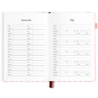 2027 A5 Horizontal Planner - Rosé Pinstripe - PRE-ORDER (25 SEPTEMBER)