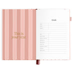 2027 A5 Horizontal Planner - Rosé Pinstripe - PRE-ORDER (25 SEPTEMBER)