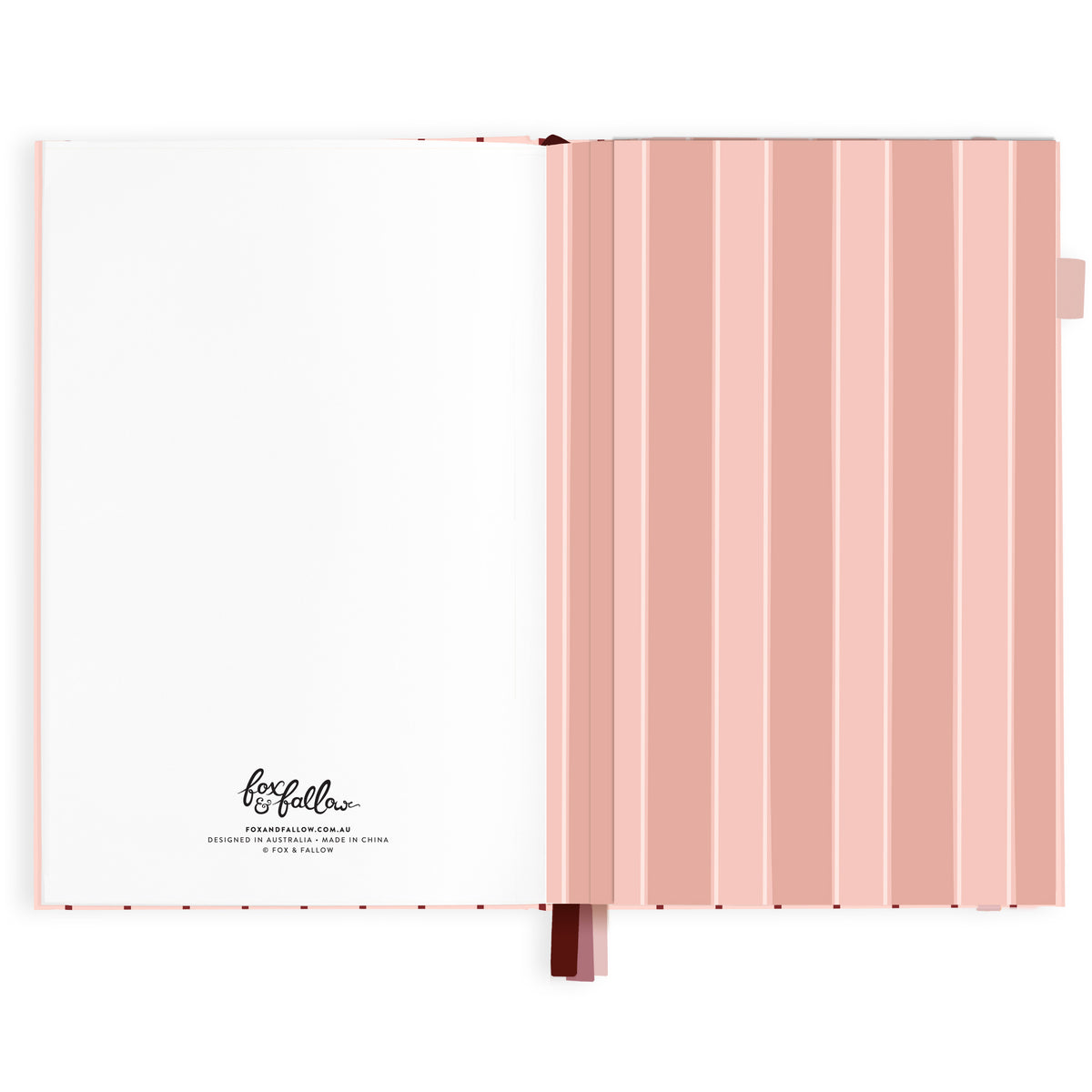 2027 A5 Horizontal Planner - Rosé Pinstripe - PRE-ORDER (25 SEPTEMBER)