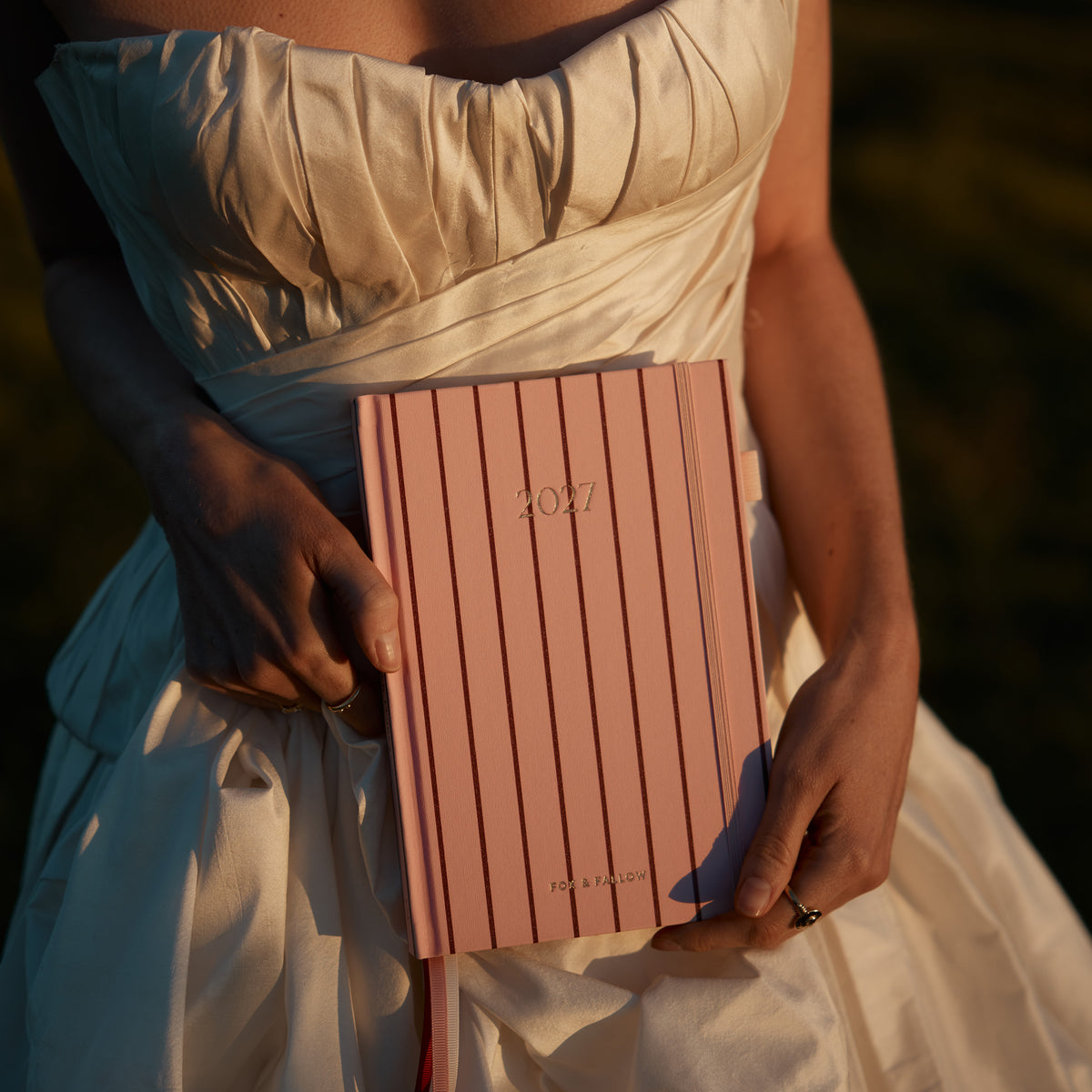 2027 A5 Horizontal Planner - Rosé Pinstripe - PRE-ORDER (25 SEPTEMBER)