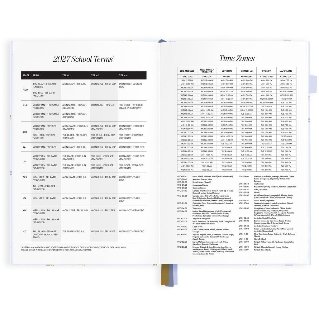 2027 A5 Horizontal Planner - Cornflower - PRE-ORDER (25 SEPTEMBER)
