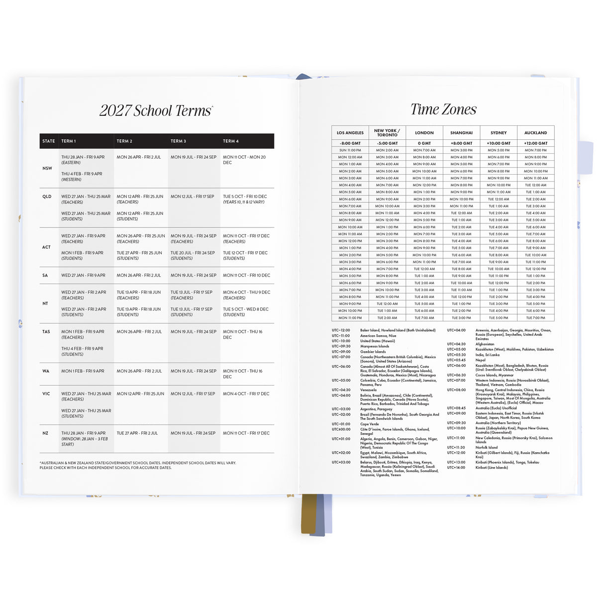 2027 A5 Horizontal Planner - Cornflower - PRE-ORDER (25 SEPTEMBER)