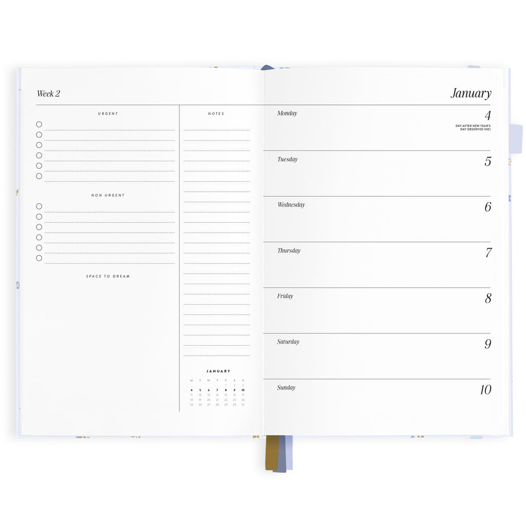 2027 A5 Horizontal Planner - Cornflower - PRE-ORDER (25 SEPTEMBER)