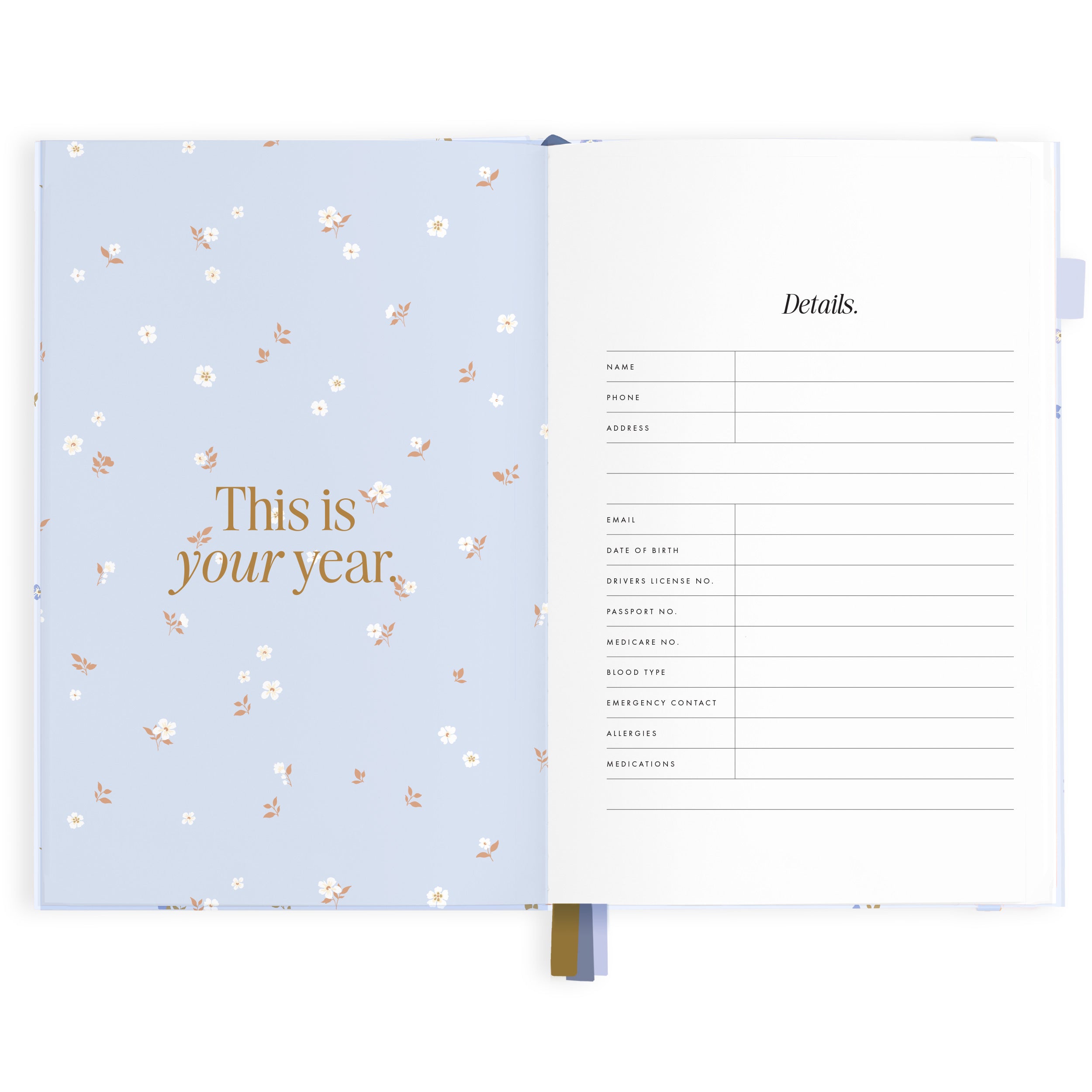 2027 A5 Horizontal Planner - Cornflower - PRE-ORDER (15 SEPTEMBER)