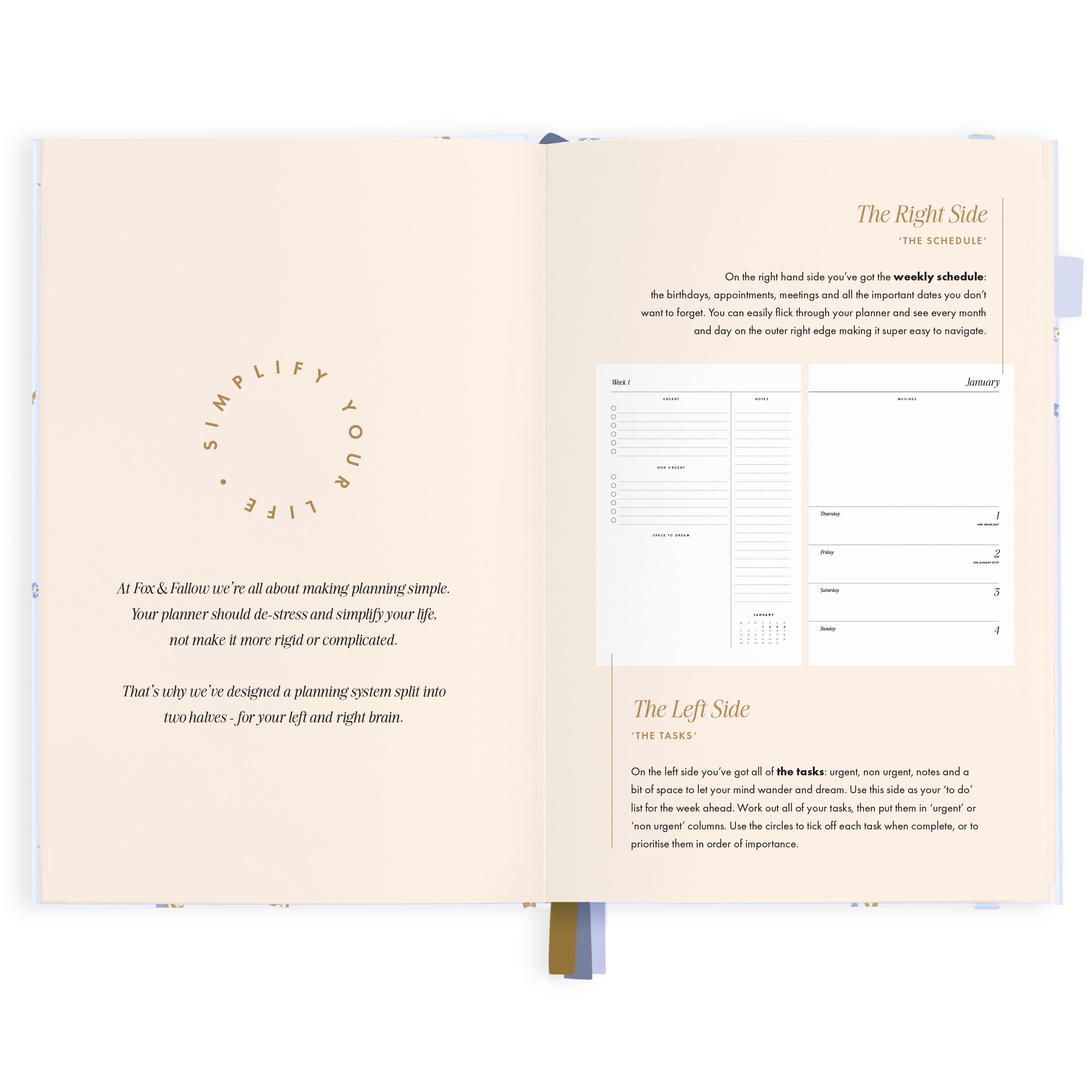 2027 A5 Horizontal Planner - Cornflower - PRE-ORDER (15 SEPTEMBER)
