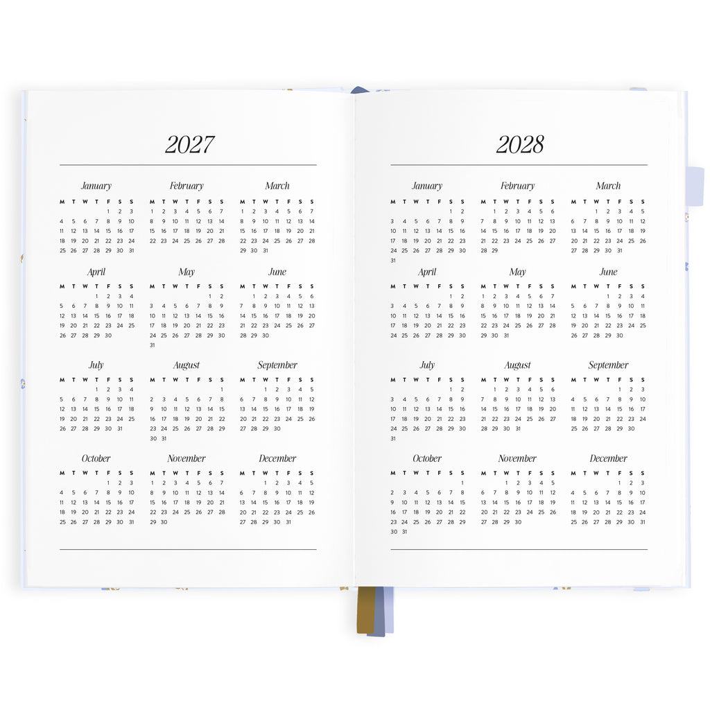 2027 A5 Horizontal Planner - Cornflower - PRE-ORDER (25 SEPTEMBER)