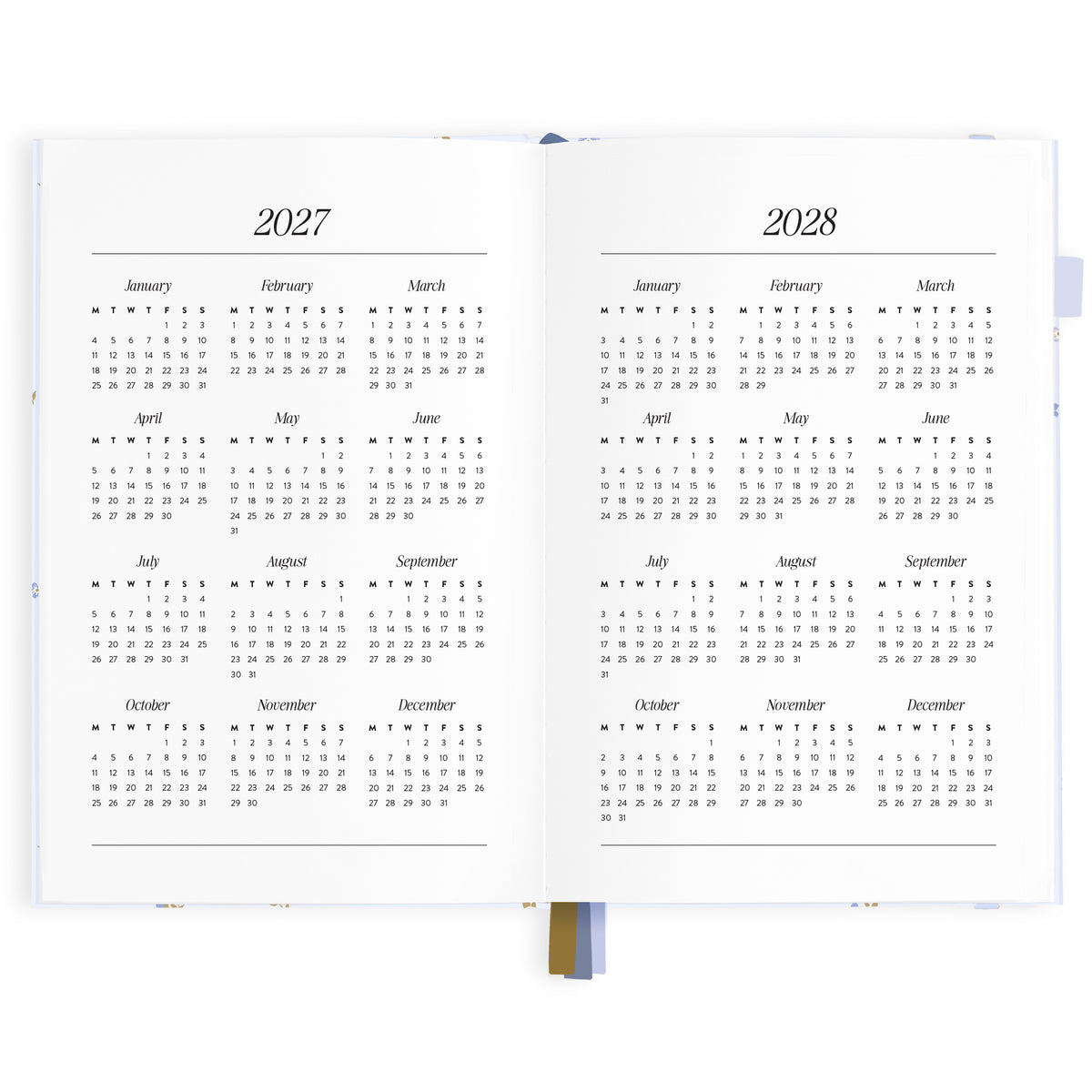 2027 A5 Horizontal Planner - Cornflower - PRE-ORDER (25 SEPTEMBER)