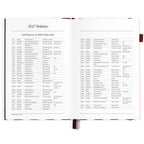 2027 A5 Academic Vertical Planner - Chocolate Stripe - PRE-ORDER (25 SEPTEMBER)