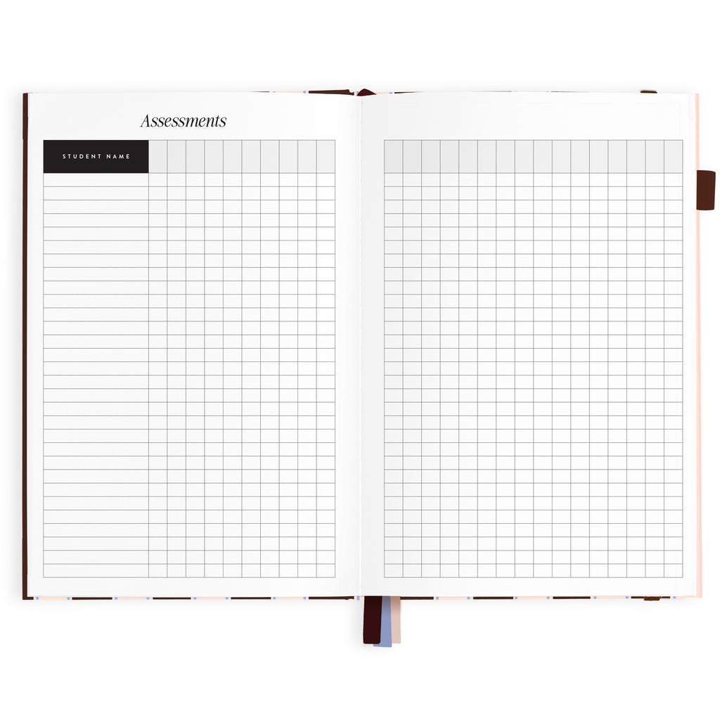 2027 A5 Academic Vertical Planner - Chocolate Stripe - PRE-ORDER (25 SEPTEMBER)