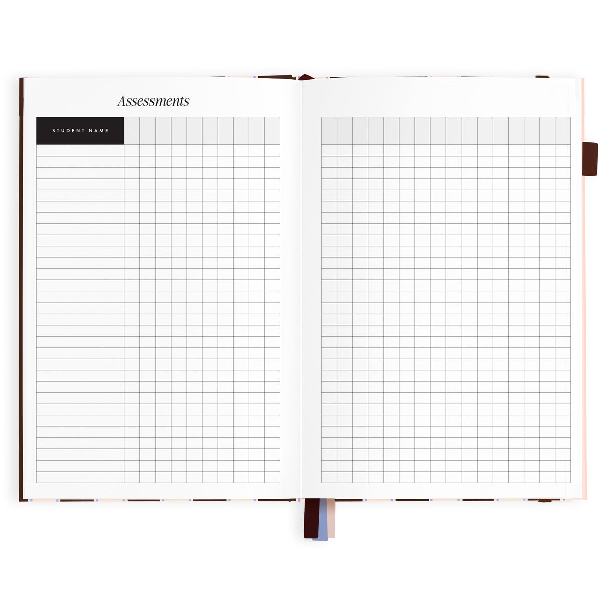 2027 A5 Academic Vertical Planner - Chocolate Stripe - PRE-ORDER (25 SEPTEMBER)