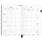 2027 A5 Academic Vertical Planner - Chocolate Stripe - PRE-ORDER (25 SEPTEMBER)