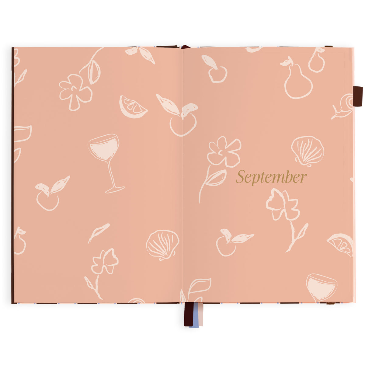 2027 A5 Academic Vertical Planner - Chocolate Stripe - PRE-ORDER (25 SEPTEMBER)
