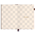 2027 A5 Academic Vertical Planner - Chocolate Stripe - PRE-ORDER (25 SEPTEMBER)