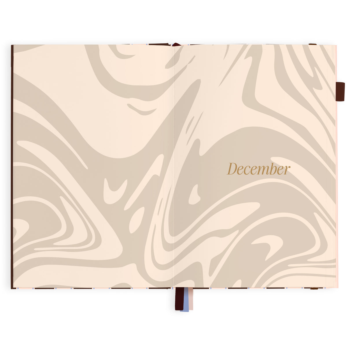 2027 A5 Academic Vertical Planner - Chocolate Stripe - PRE-ORDER (25 SEPTEMBER)