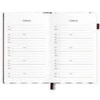 2027 A5 Academic Vertical Planner - Chocolate Stripe - PRE-ORDER (25 SEPTEMBER)