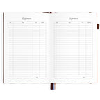 2027 A5 Academic Vertical Planner - Chocolate Stripe - PRE-ORDER (25 SEPTEMBER)