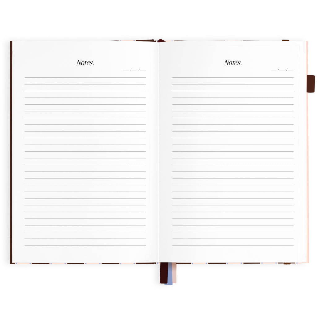 2027 A5 Academic Vertical Planner - Chocolate Stripe - PRE-ORDER (25 SEPTEMBER)