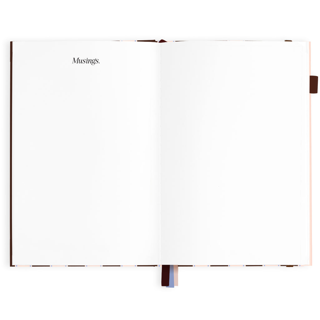 2027 A5 Academic Vertical Planner - Chocolate Stripe - PRE-ORDER (25 SEPTEMBER)