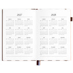 2027 A5 Academic Vertical Planner - Chocolate Stripe - PRE-ORDER (25 SEPTEMBER)