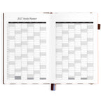 2027 A5 Academic Vertical Planner - Chocolate Stripe - PRE-ORDER (25 SEPTEMBER)