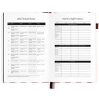 2027 A5 Academic Vertical Planner - Chocolate Stripe - PRE-ORDER (25 SEPTEMBER)