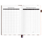 2027 A5 Academic Vertical Planner - Chocolate Stripe - PRE-ORDER (25 SEPTEMBER)