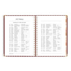 2027 A4 Academic Vertical Planner - Merlot Pinstripe - PRE-ORDER (25 SEPTEMBER)