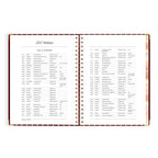 2027 A4 Academic Vertical Planner - Merlot Pinstripe - PRE-ORDER (25 SEPTEMBER)