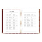 2027 A4 Academic Vertical Planner - Merlot Pinstripe - PRE-ORDER (25 SEPTEMBER)